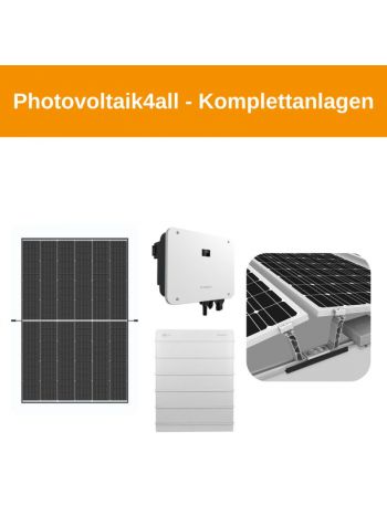 22 kWp Trina - Sungrow Flachdach Komplettanlage mit Speicher